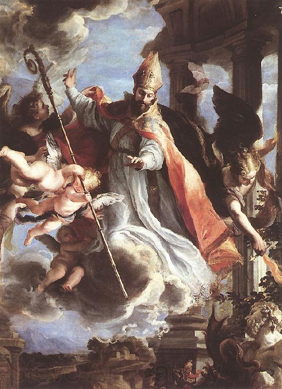 COELLO, Claudio The Triumph of St Augustine df Spain oil painting art